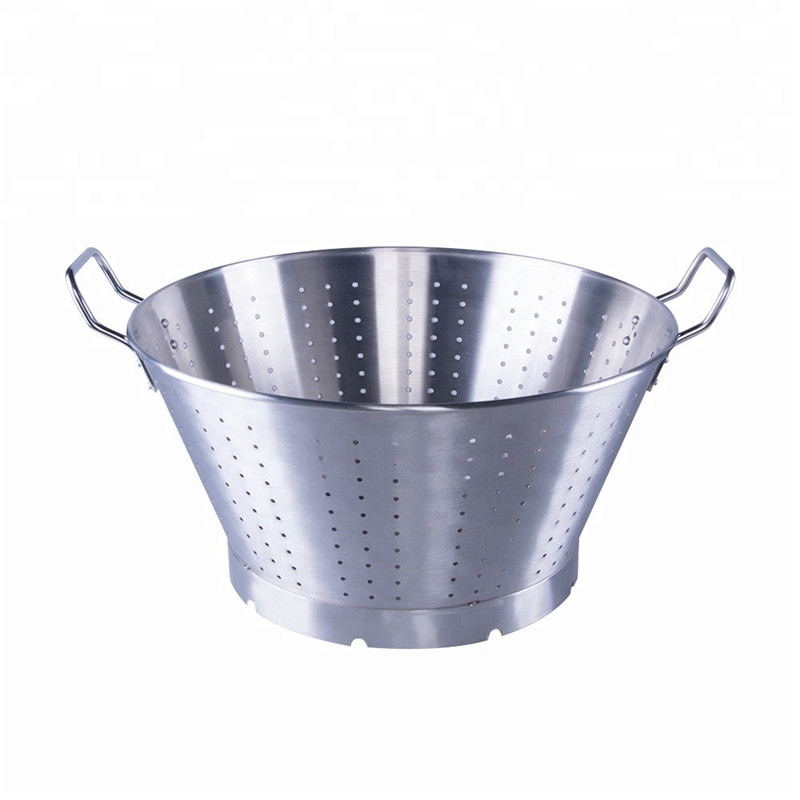 Shenone Good Quality Kitchen Accessories Stainless Steel Colander Basket Rice Strainer for Wash The 