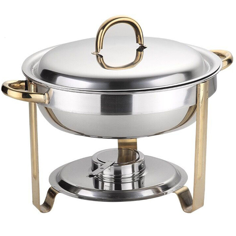 Shenone Best Price Stainless Steel Round Roll Top Buffet Food Chafing Dish Warmer for Sale
