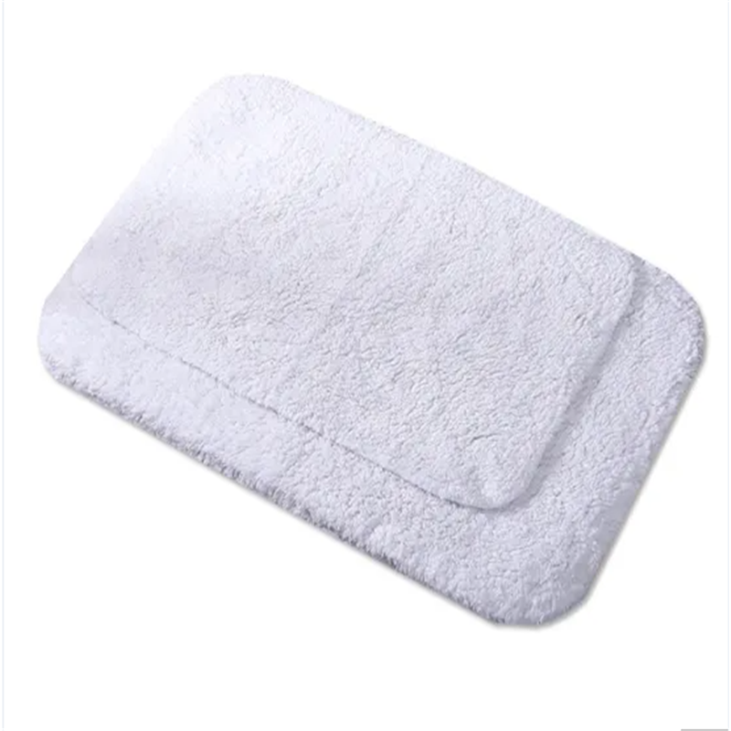 Shenone 100% Cotton Hotel Bath Rug Mat High Quality Anti-Slip Embroidery Logo
