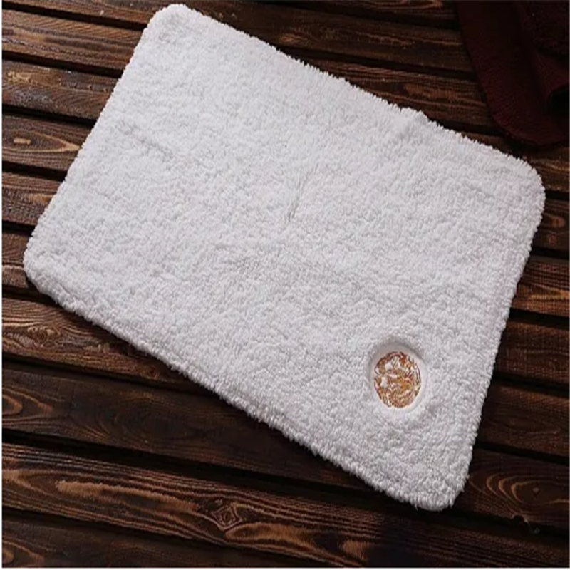 ShenOne 100% cotton Hotel bath rug mat High Quality Anti-slip embroidery logo1