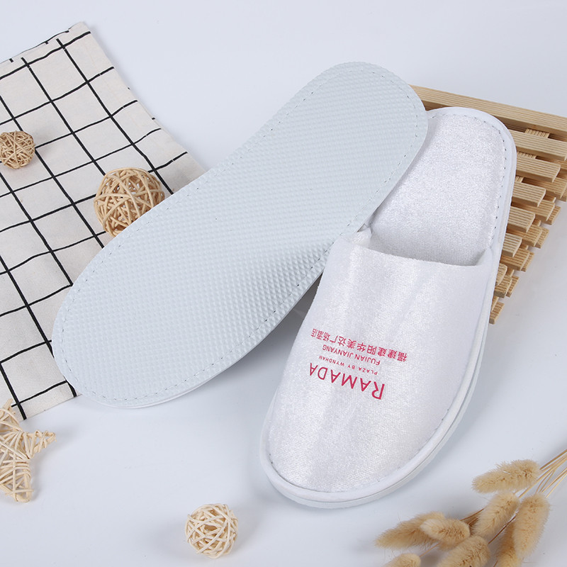 Shenone Wholesale Custom Eco Friendly Hotel Slipper Disposable Indoor Bathroom SPA Slipper EVA Hotel