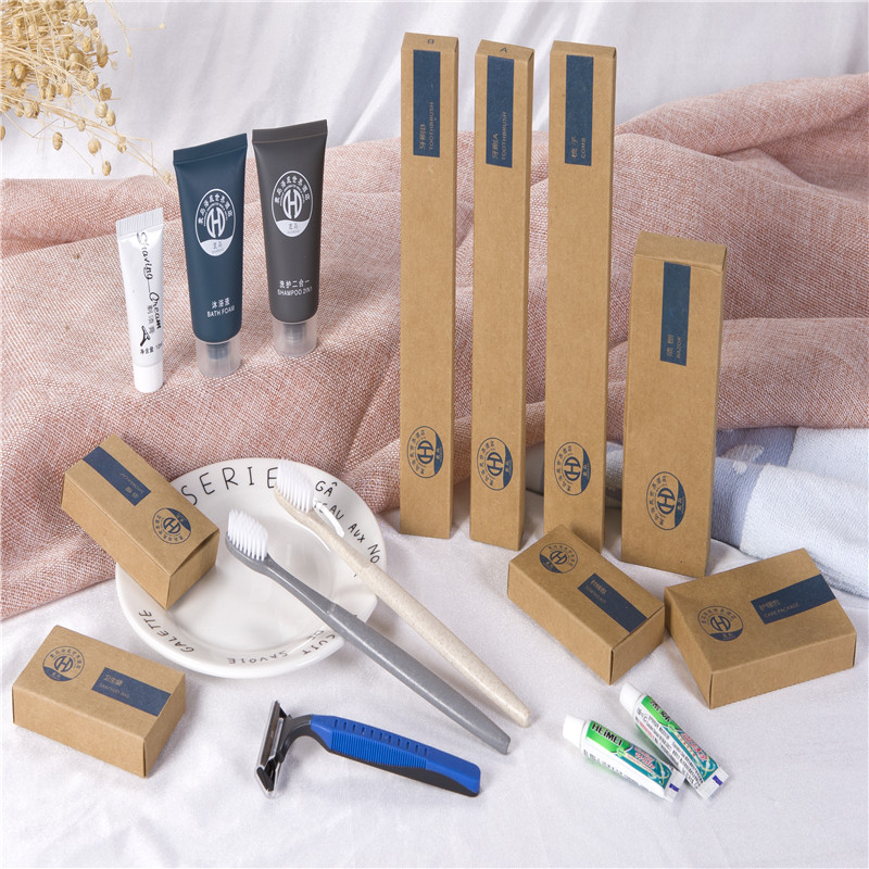 Shenone Cheap Hotel Amenities High Quality Bathroom Kits Disposable Toiletries Supplies for Guest1